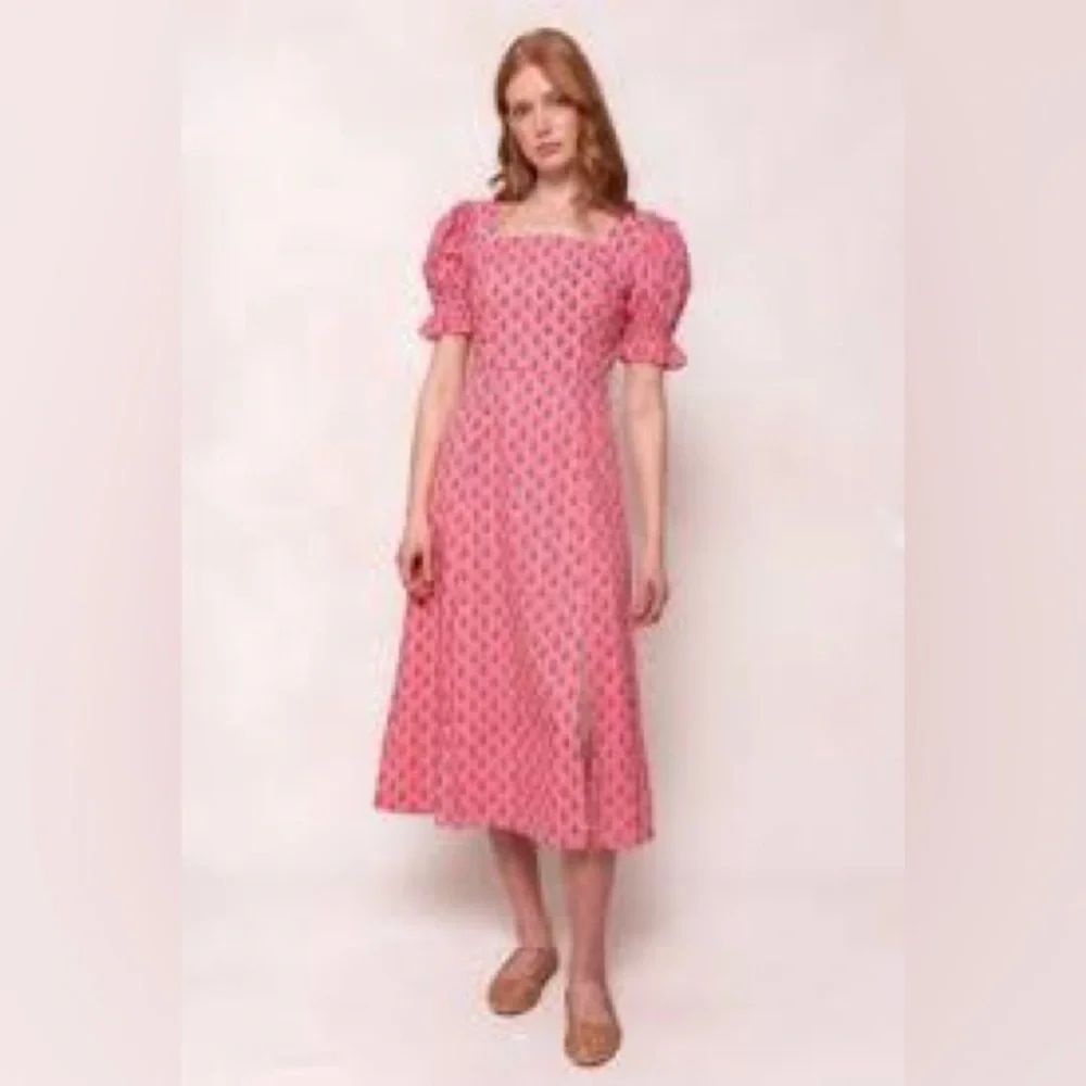 Ivy City Co Catalina Floral Midi Dress in Pink - Picture 2 of 11